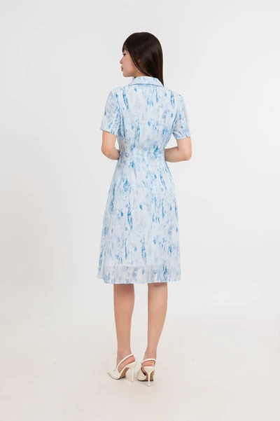 Ocean Breeze Dress - Đầm lụa xòe