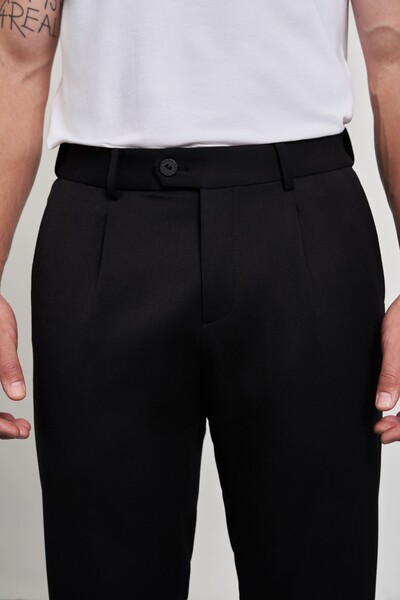 Quần Âu Simple Luxe cropped Slim fit