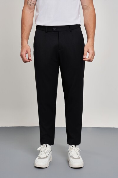Quần Âu Simple Luxe cropped Slim fit