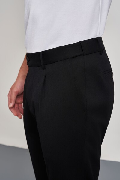 Quần Âu Simple Luxe cropped Slim fit
