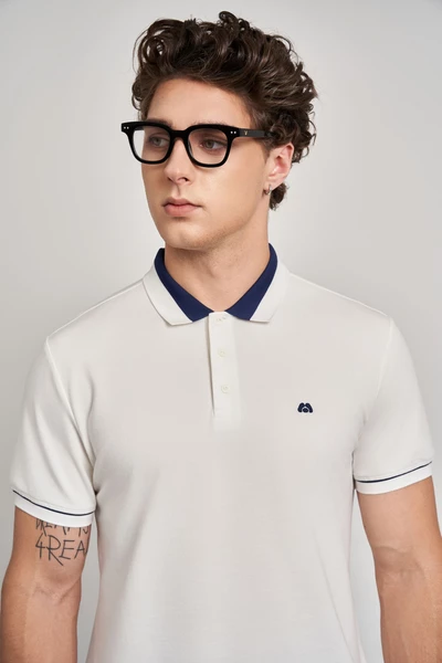 Áo Polo Modal Slim Fit phối cổ