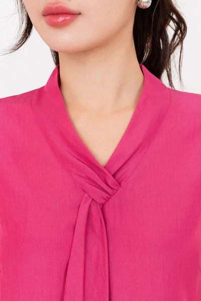 Elegant Silk Blouse - Áo sơ mi lụa