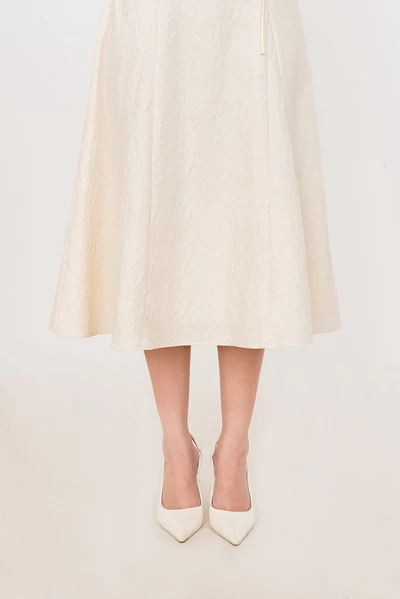 White Flare Dress - Đầm xòe Tuytsi