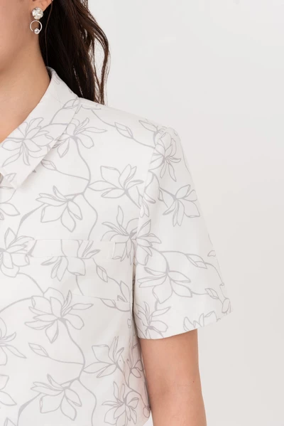 Enchanted Waltz - Áo Croptop cổ đức