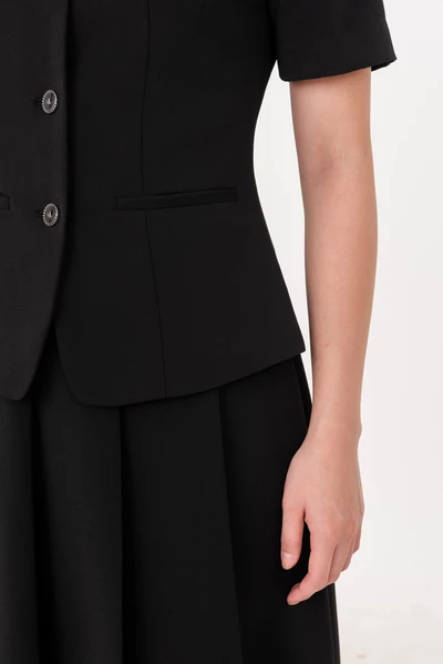 Ivory Grace Vest - Áo khoác phối ren