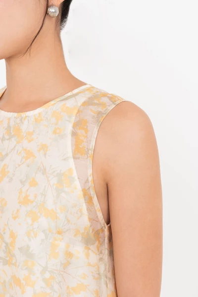 Lemon Whisper Dress – Đầm maxi hoa vàng