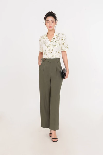 Citrus Wind Pants - Quần Tuytsi cách điệu