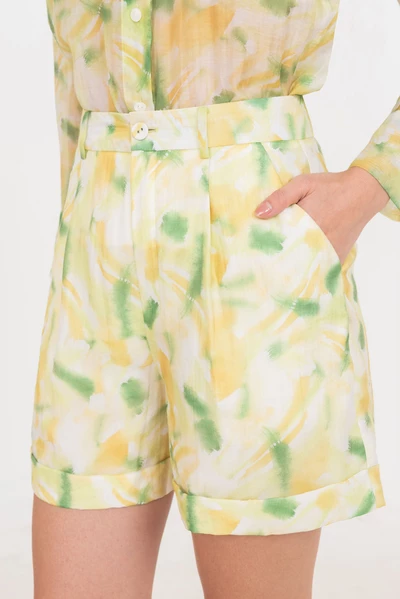 Canopy Shorts - Quần shorts Tencel họa tiết