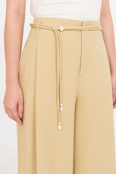 Golden Dune Pants – Quần suông lưng cao