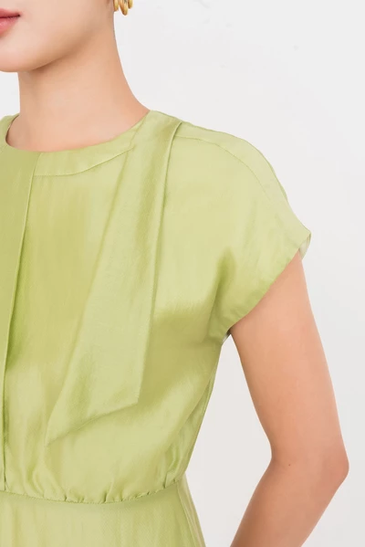 Tencel Midi Dress - Đầm xòe cách điệu