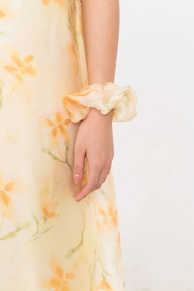 Sunbloom Dress – Đầm lụa họa tiết hoa pastel