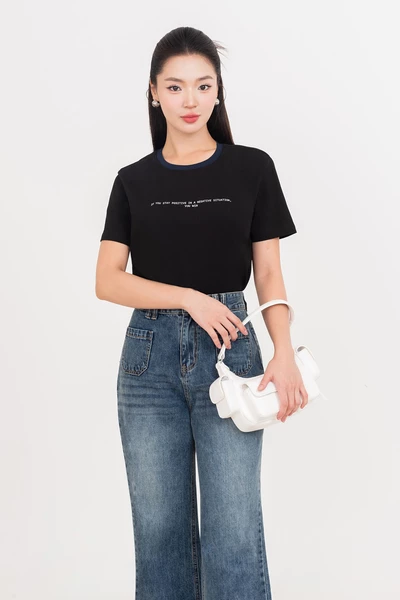Quần jeans túi vuông