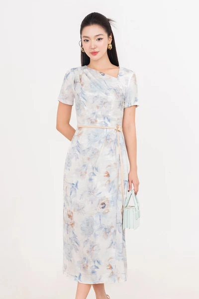 Pastel Bloom Dress – Đầm lụa hoa