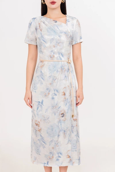 Pastel Bloom Dress – Đầm lụa hoa
