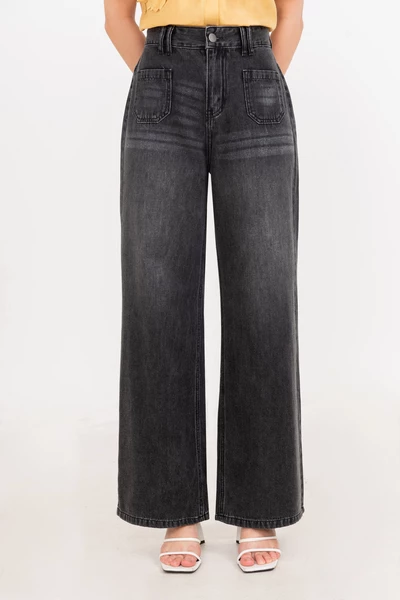 Quần jeans túi vuông