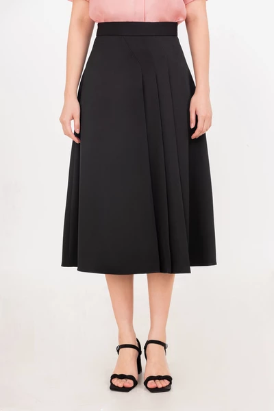 A Line Pleats Skirt - Chân váy Tuytsi
