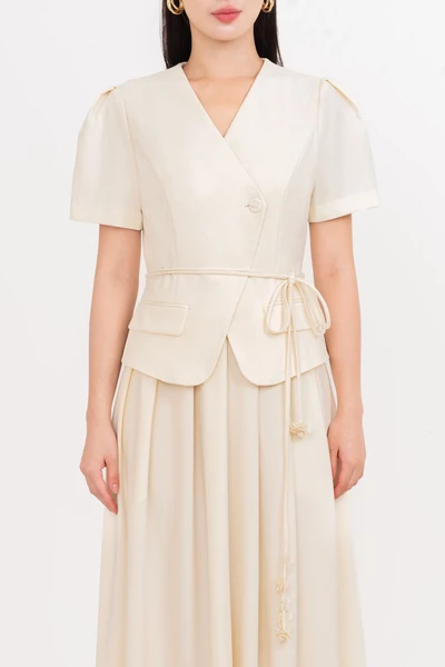 Pleated Flowy Skirt - Chân váy Tuytsi