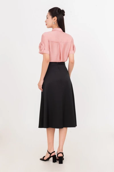 A Line Pleats Skirt - Chân váy Tuytsi