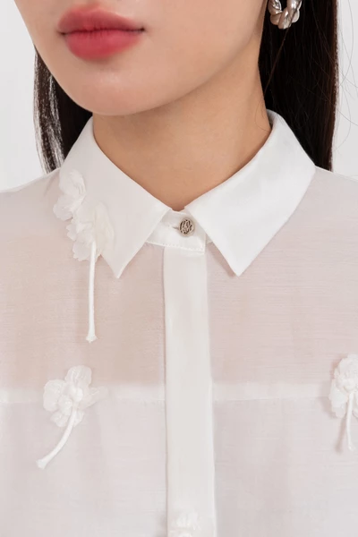 3D Floral Shirt - Áo sơ mi tencel