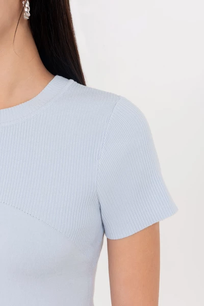 Ribbed Knit Top - Áo len ôm