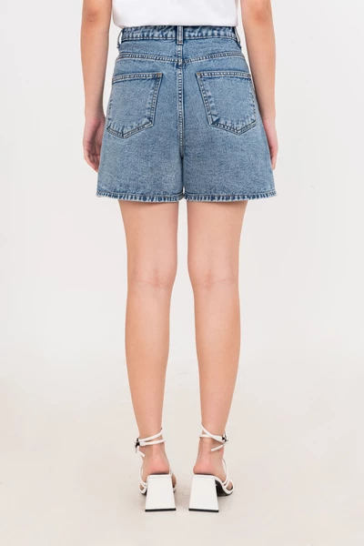 High Waisted Shorts - Quần shorts demin