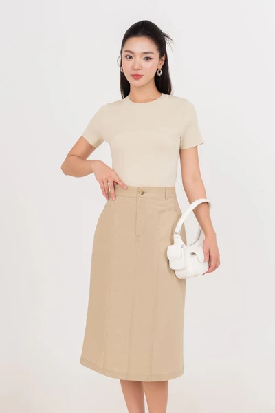 Ribbed Knit Top - Áo len ôm