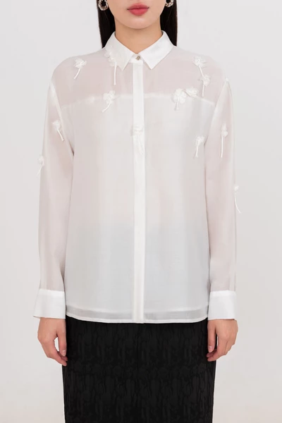 3D Floral Shirt - Áo sơ mi tencel