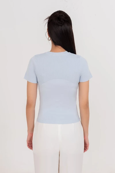 Ribbed Knit Top - Áo len ôm