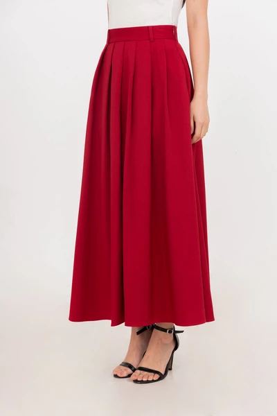 Pleated Flowy Skirt - Chân váy Tuytsi