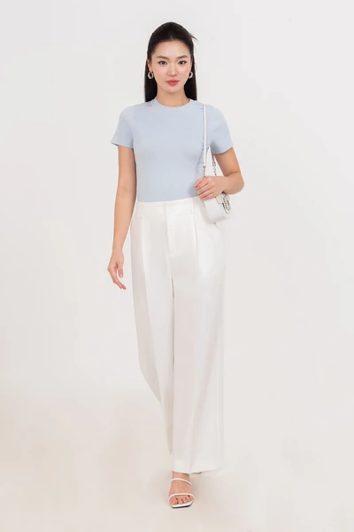 Ribbed Knit Top - Áo len ôm