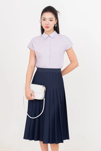 Pastel Cotton Shirt - Áo sơ mi tay hến