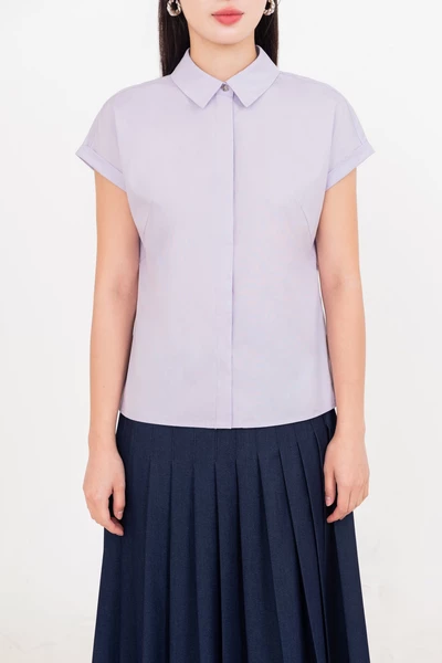 Pastel Cotton Shirt - Áo sơ mi tay hến