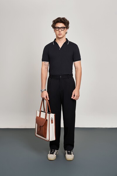 Áo Polo Slim fit cổ kiểu
