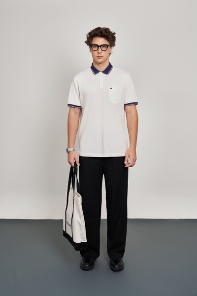 Áo polo Regular phối màu