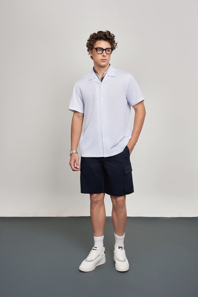 Áo sơ mi Regular Cotton Poly tay ngắn