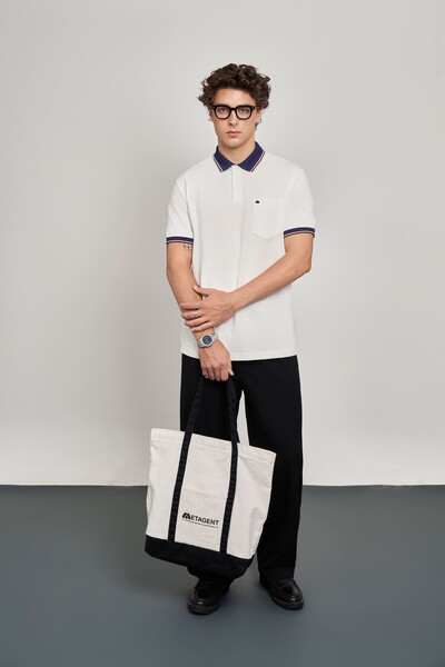 Áo polo Regular phối màu