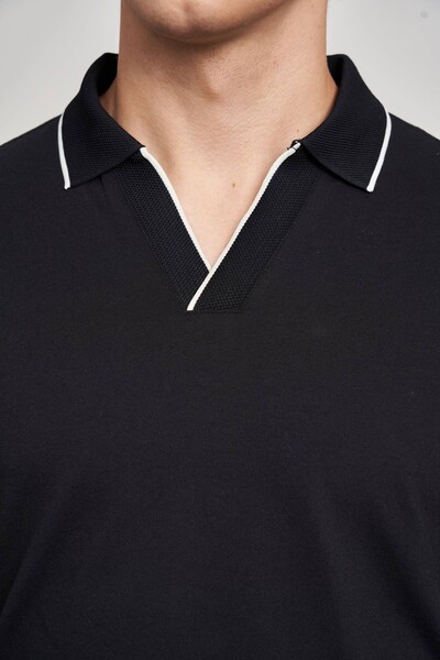 Áo Polo Slim fit cổ kiểu