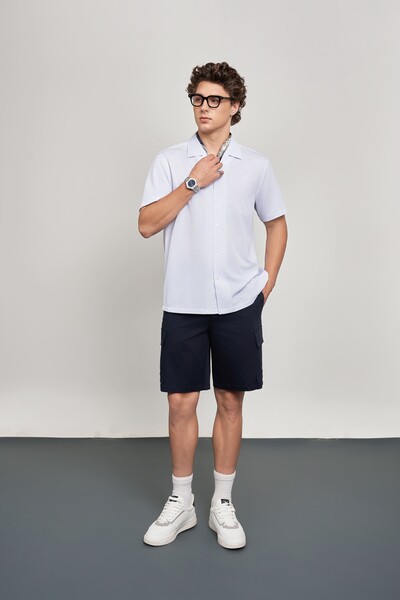 Áo sơ mi Regular Cotton Poly tay ngắn MS 16E4172
