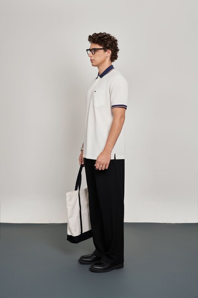 Áo polo Regular phối màu