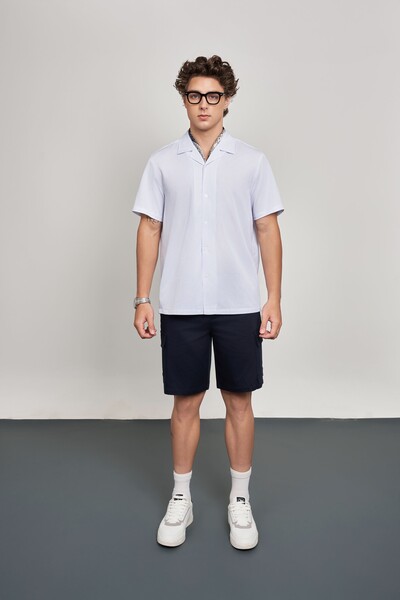 Áo sơ mi Regular Cotton Poly tay ngắn