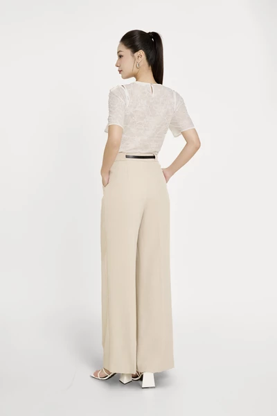 Ivory Bloom Lace Top - Áo ren kiểu