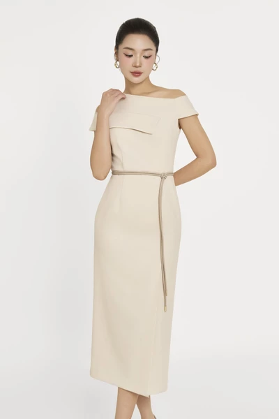 Đầm ôm Tuysi tay liền
