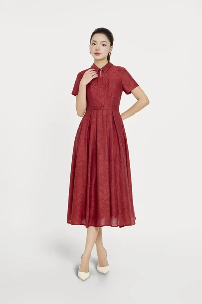 Uban Passion Dress - Đầm lụa cổ đức