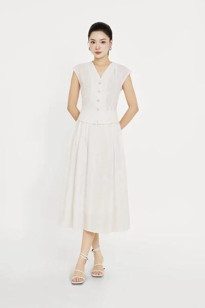 Urban Grace Blouse – Áo ôm cổ V