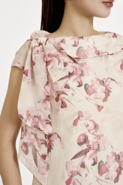 Floral Summer Blouse - Áo sơ mi hoa lụa