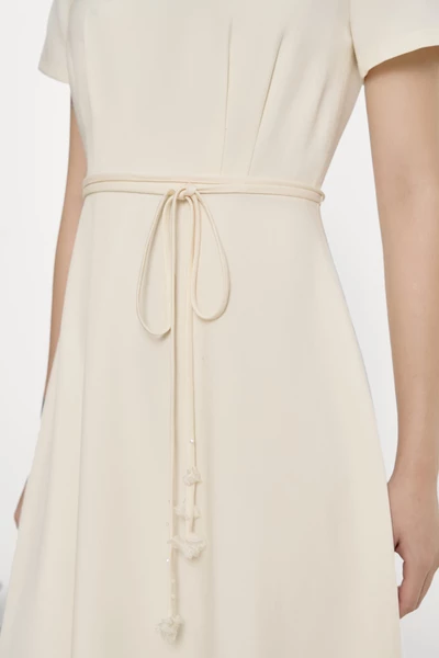 Serene Flow Dress - Đầm xòe đai eo