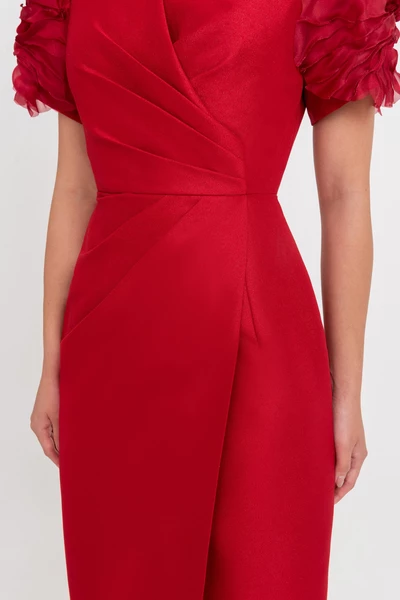 The Crimson Bloom Dress - Đầm dạ hội