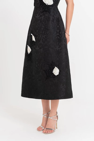 Iris Noir Dress – Đầm dạ hội Jacquard