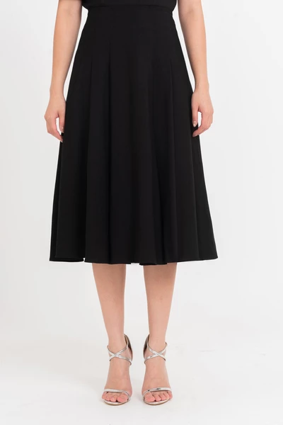 Linen Flare Skirt - Chân váy xòe
