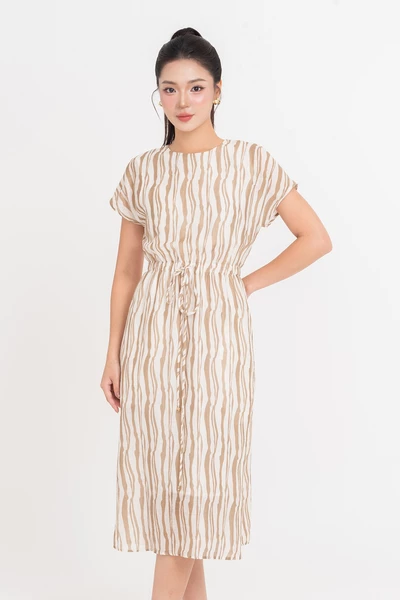 Pretty Flow Dress - Đầm lụa tay hến